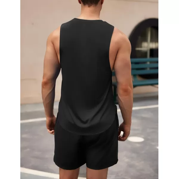 COOFANDY Mens Workout Tank Tops Muscle Cut Off Shirts Sleeveless Gym T Shirts Bodybuilding Athletic Tanks