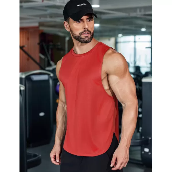 COOFANDY Mens Workout Tank Tops Muscle Cut Off Shirts Sleeveless Gym T Shirts Bodybuilding Athletic Tanks