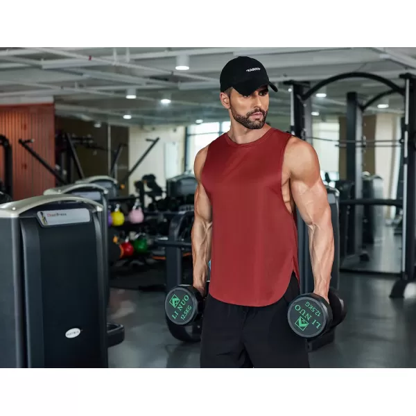 COOFANDY Mens Workout Tank Tops Muscle Cut Off Shirts Sleeveless Gym T Shirts Bodybuilding Athletic Tanks