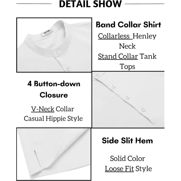 COOFANDY Sleeveless Beach Shirts for Men Summer Tank Shirts Casual Henley Tank Top