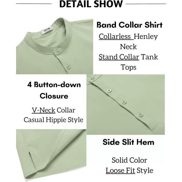 COOFANDY Sleeveless Beach Shirts for Men Summer Tank Shirts Casual Henley Tank Top