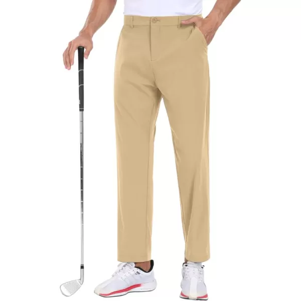 COOFANDY Men Stretch Golf Pants Lightweight Sweatpants Casual Slim Fit Summer Pants