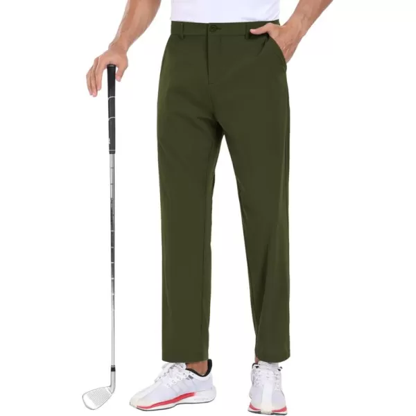 COOFANDY Men Stretch Golf Pants Lightweight Sweatpants Casual Slim Fit Summer Pants
