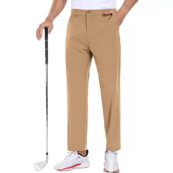 COOFANDY Men Stretch Golf Pants Lightweight Sweatpants Casual Slim Fit Summer Pants