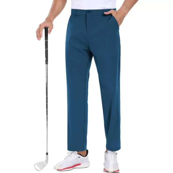 COOFANDY Men Stretch Golf Pants Lightweight Sweatpants Casual Slim Fit Summer Pants