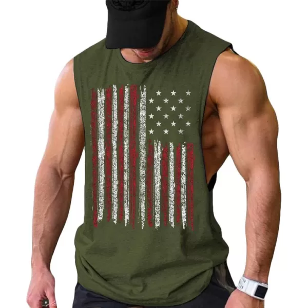 COOFANDY Men Workout Tank Top 2 Pack Gym Bodybuilding Sleeveless Muscle T Shirts