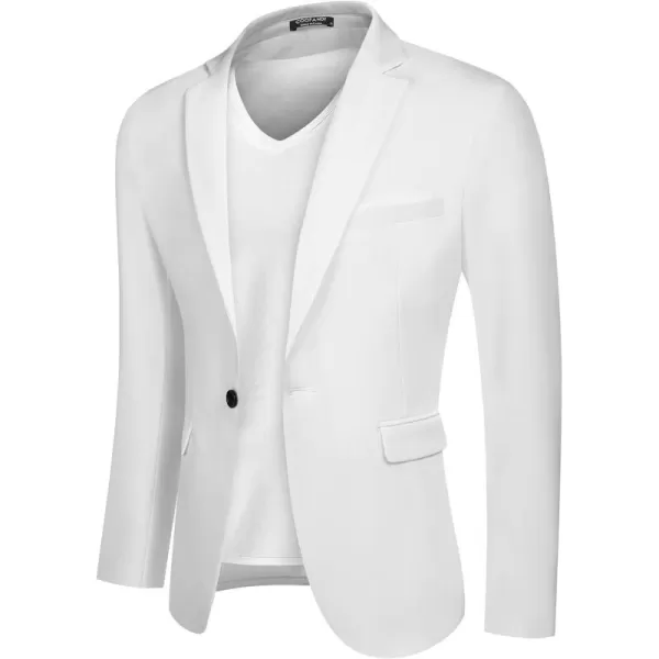 COOFANDY Men's Blazer Casual Sport Coats Slim Fit One Button Suit Jacket Lightweight Sports Jacket