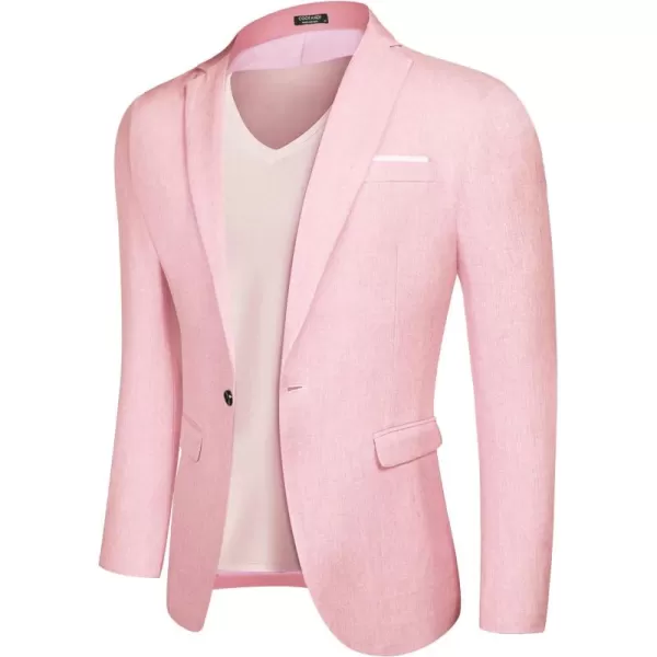 COOFANDY Men's Blazer Casual Sport Coats Slim Fit One Button Suit Jacket Lightweight Sports Jacket