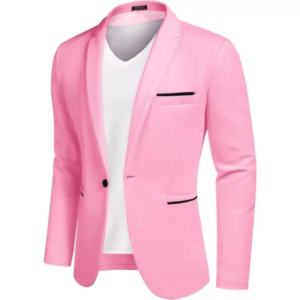 COOFANDY Men's Casual Blazer Jacket Slim Fit Sports Coat Business Suit Jackets One Button