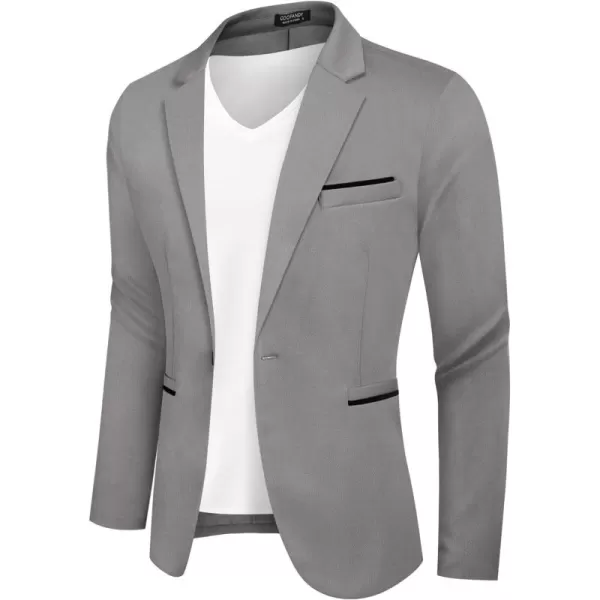 COOFANDY Men's Casual Blazer Jacket Slim Fit Sports Coat Business Suit Jackets One Button