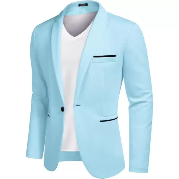 COOFANDY Men's Casual Blazer Jacket Slim Fit Sports Coat Business Suit Jackets One Button