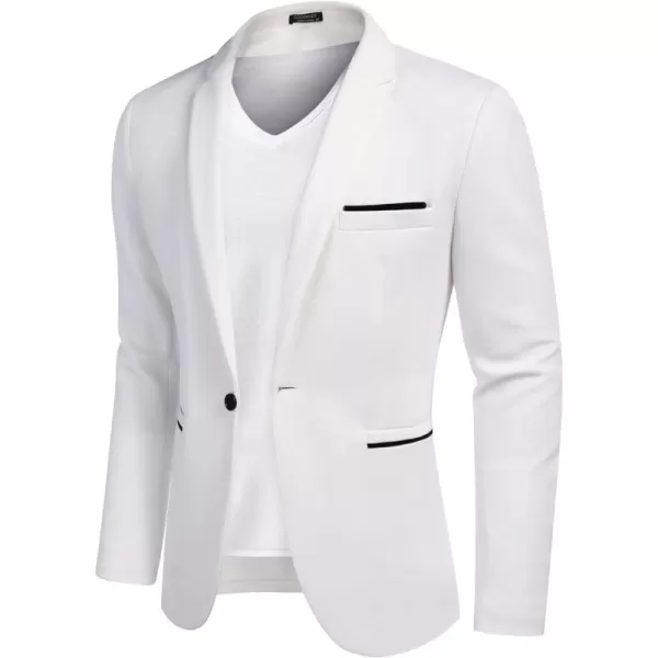 COOFANDY Men's Casual Blazer Jacket Slim Fit Sports Coat Business Suit Jackets One Button