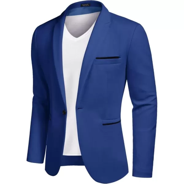 COOFANDY Men's Casual Blazer Jacket Slim Fit Sports Coat Business Suit Jackets One Button