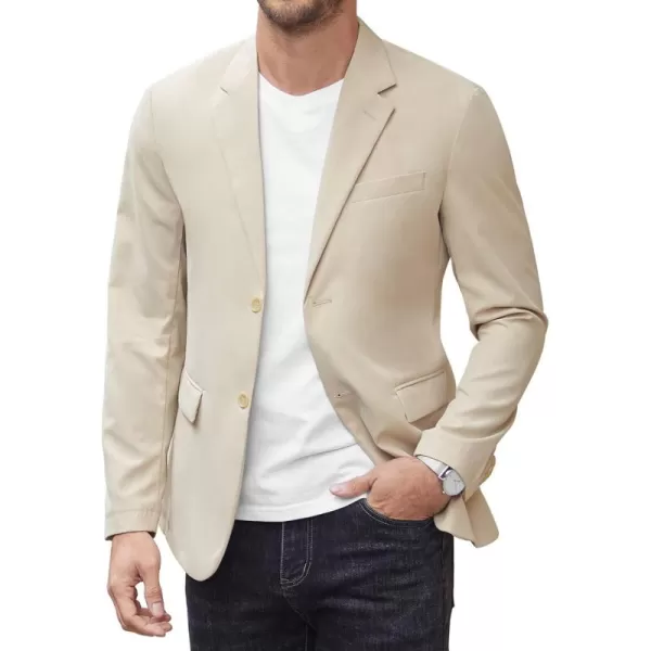 COOFANDY Men’s Casual Blazer Jackets Two Button Lightweight Slim Fit Sports Coat