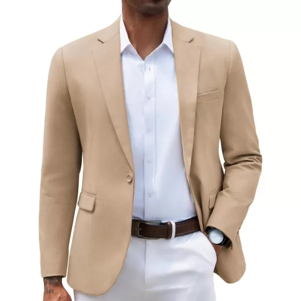 COOFANDY Mens Casual Blazer Slim Fit Sport Coats One Button Stylish Business Suit Jacket