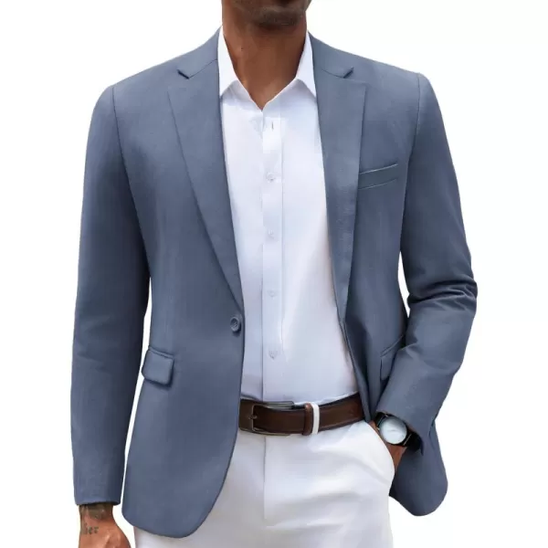 COOFANDY Mens Casual Blazer Slim Fit Sport Coats One Button Stylish Business Suit Jacket