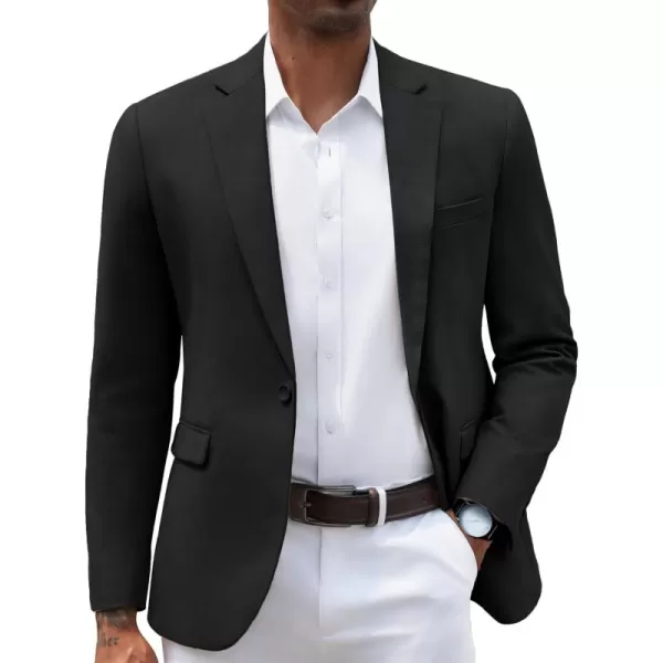 COOFANDY Mens Casual Blazer Slim Fit Sport Coats One Button Stylish Business Suit Jacket