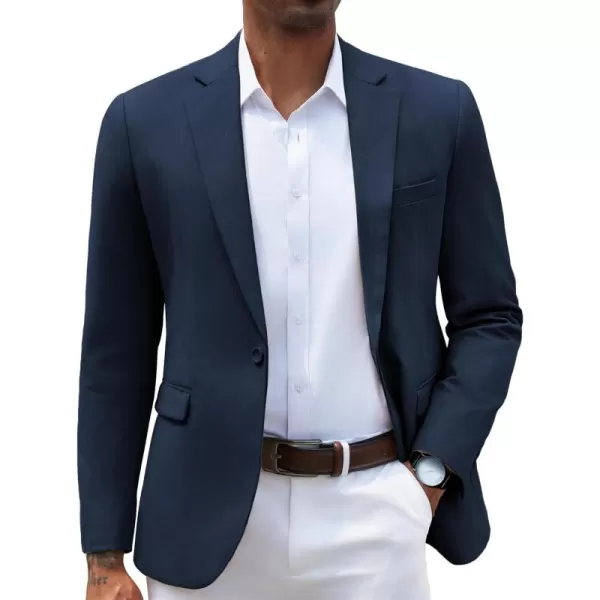 COOFANDY Mens Casual Blazer Slim Fit Sport Coats One Button Stylish Business Suit Jacket
