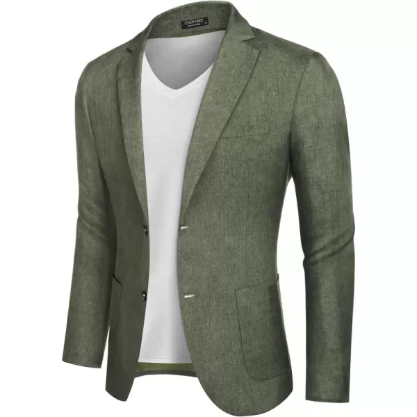 COOFANDY Mens Casual Blazer Sport Coat Slim Fit Two Button Suit Jackets Lightweight Business Sports Jacket