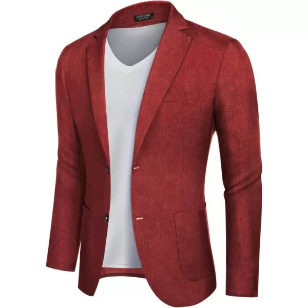COOFANDY Mens Casual Blazer Sport Coat Slim Fit Two Button Suit Jackets Lightweight Business Sports Jacket