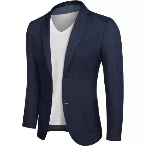 COOFANDY Mens Casual Blazer Sport Coat Slim Fit Two Button Suit Jackets Lightweight Business Sports Jacket