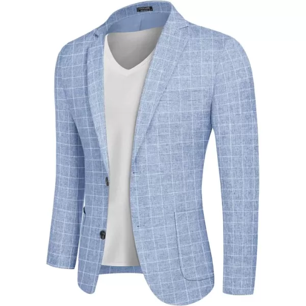 COOFANDY Mens Casual Blazer Sport Coat Slim Fit Two Button Suit Jackets Lightweight Business Sports Jacket