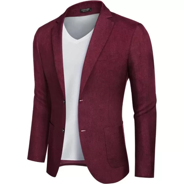 COOFANDY Mens Casual Blazer Sport Coat Slim Fit Two Button Suit Jackets Lightweight Business Sports Jacket