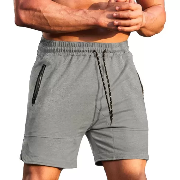 COOFANDY Men's Gym Workout Shorts Athletic Training Shorts Fitted Weightlifting Bodybuilding Shorts with Zipper Pockets