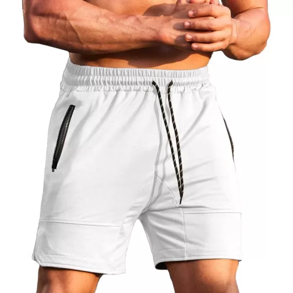 COOFANDY Men's Gym Workout Shorts Athletic Training Shorts Fitted Weightlifting Bodybuilding Shorts with Zipper Pockets