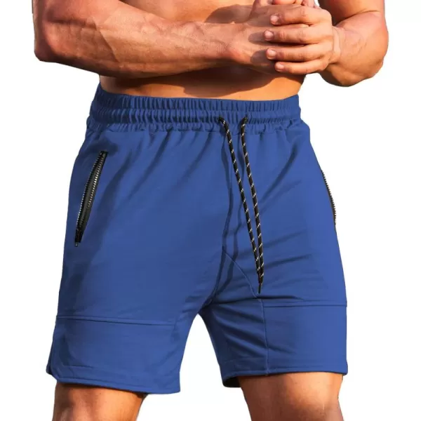 COOFANDY Men's Gym Workout Shorts Athletic Training Shorts Fitted Weightlifting Bodybuilding Shorts with Zipper Pockets