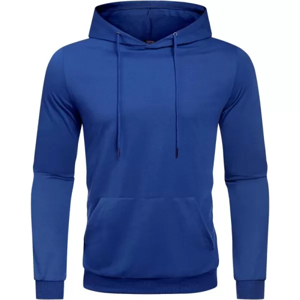 COOFANDY Men's Hooded Sweatshirts Casual Lightweight Hoodie Long Sleeve Athletic Sweatshirts with Pocket