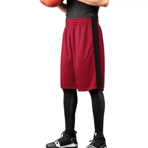 COOFANDY Mens Long Basketball Shorts Gym Athletic Workut Mesh Shorts with Pockets