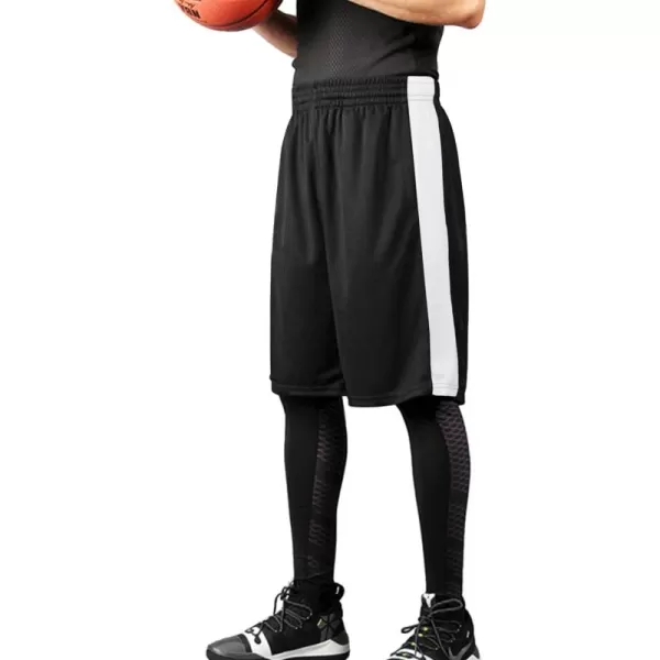 COOFANDY Mens Long Basketball Shorts Gym Athletic Workut Mesh Shorts with Pockets