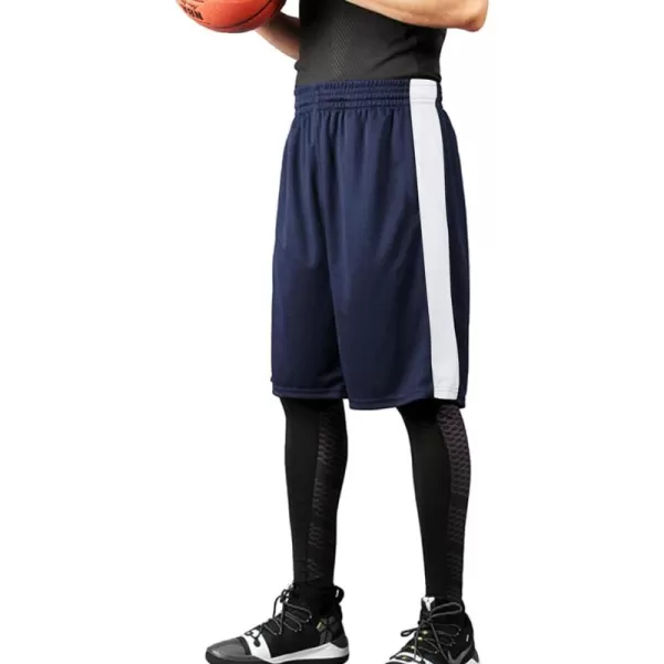 COOFANDY Mens Long Basketball Shorts Gym Athletic Workut Mesh Shorts with Pockets