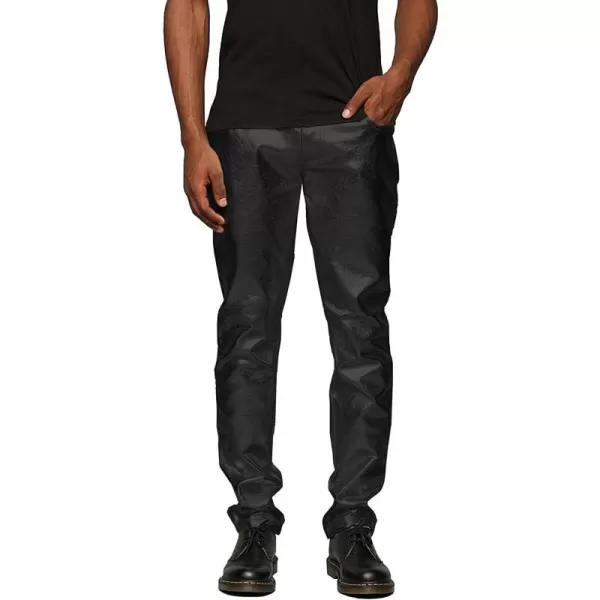 COOFANDY Mens Metallic Shiny Jeans 70‘s Party Dance Disco Nightclub Pants Straight Leg Trousers