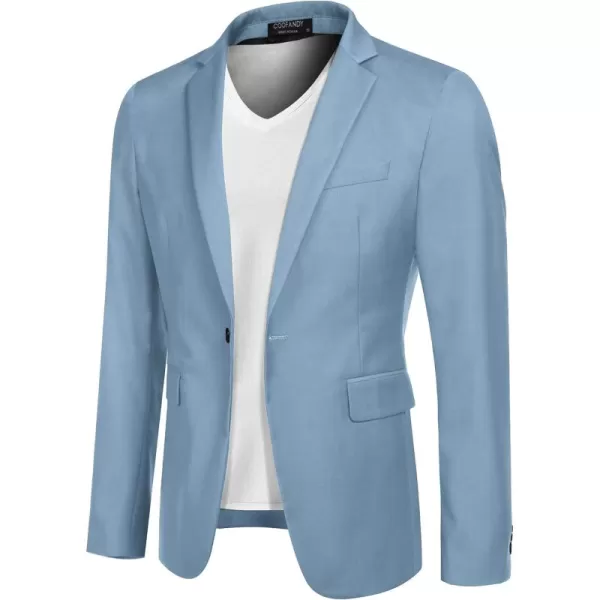 COOFANDY Mens Sport Coat Casual Blazer One Button Business Suit Jacket