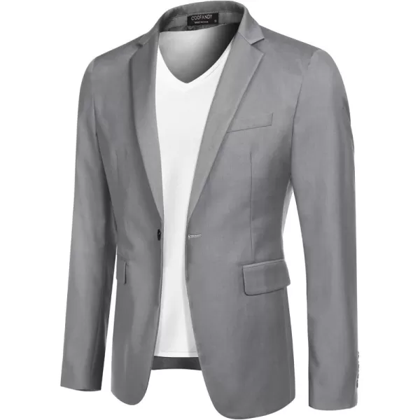 COOFANDY Mens Sport Coat Casual Blazer One Button Business Suit Jacket