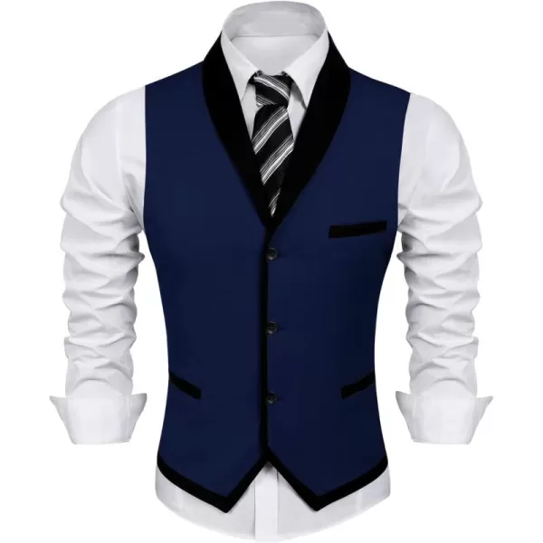 COOFANDY Men's Suit Vest Slim Fit Formal Business Dress Vest Casual Wedding Waistcoat