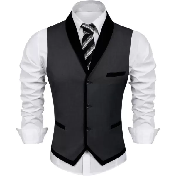 COOFANDY Men's Suit Vest Slim Fit Formal Business Dress Vest Casual Wedding Waistcoat