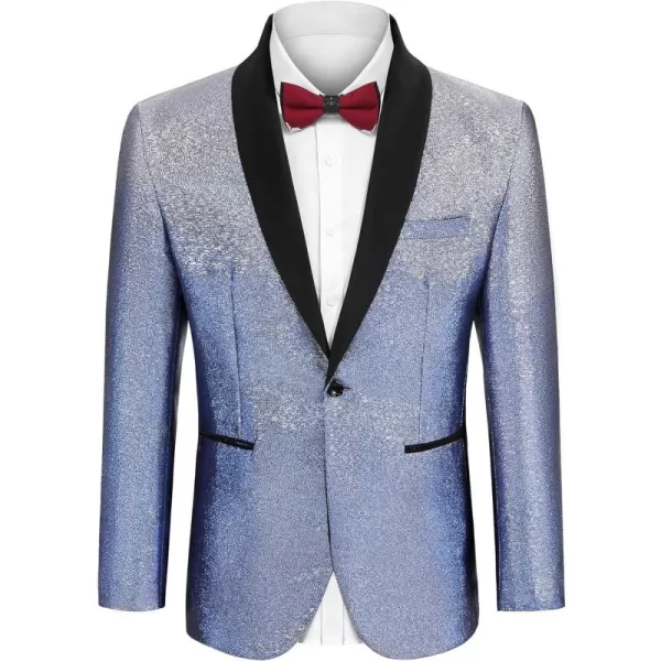 COOFANDY Men's Tuxedo Jacket Slim Fit Shawl Lapel Blazer Suit Jackets for Party Prom Wedding Dinner