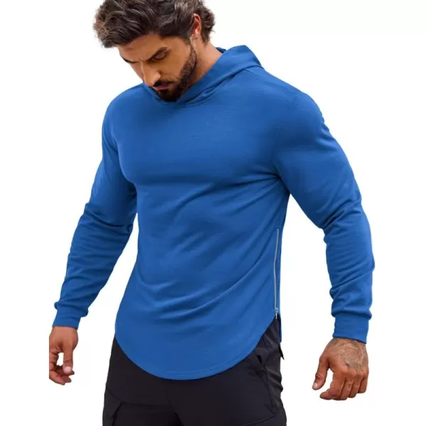 COOFANDY Men's Workout Sweatshirts Long Sleeve Muscle Fit Athletic Gym Hoodies Pullover