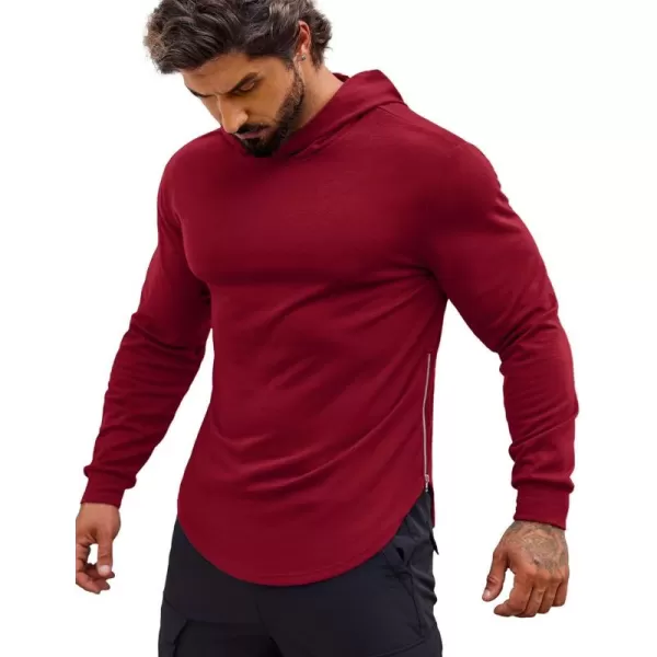 COOFANDY Men's Workout Sweatshirts Long Sleeve Muscle Fit Athletic Gym Hoodies Pullover