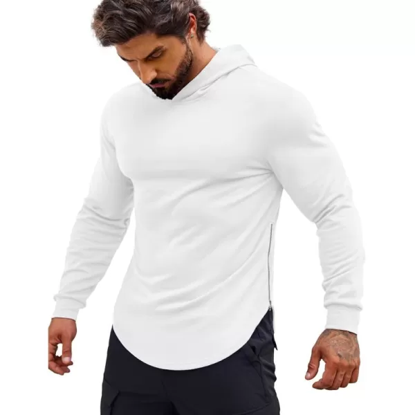 COOFANDY Men's Workout Sweatshirts Long Sleeve Muscle Fit Athletic Gym Hoodies Pullover