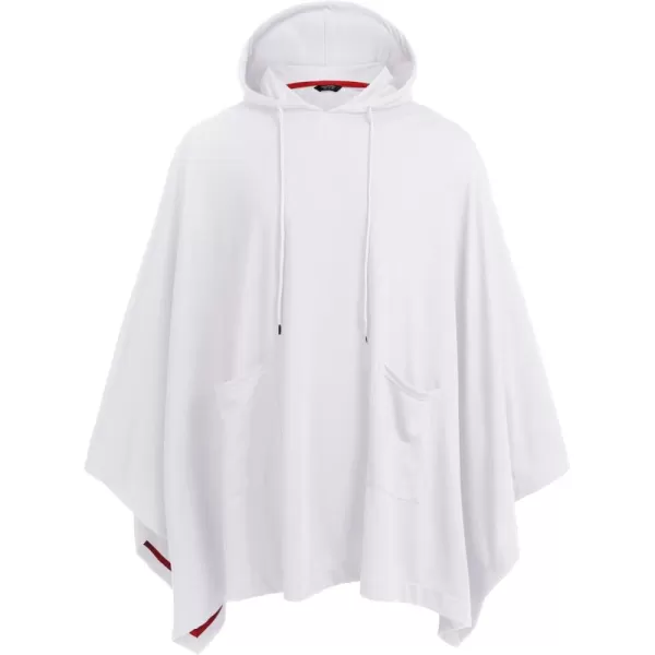 COOFANDY Unisex Casual Hooded Poncho Cape Cloak Fashion Coat Hoodie Pullover with Pocket