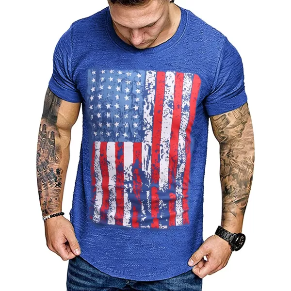 COOFANDY Men 2 Pack Muscle Workout T Shirt Gym Bodybuilding Short Sleeve Hipster Tee Top