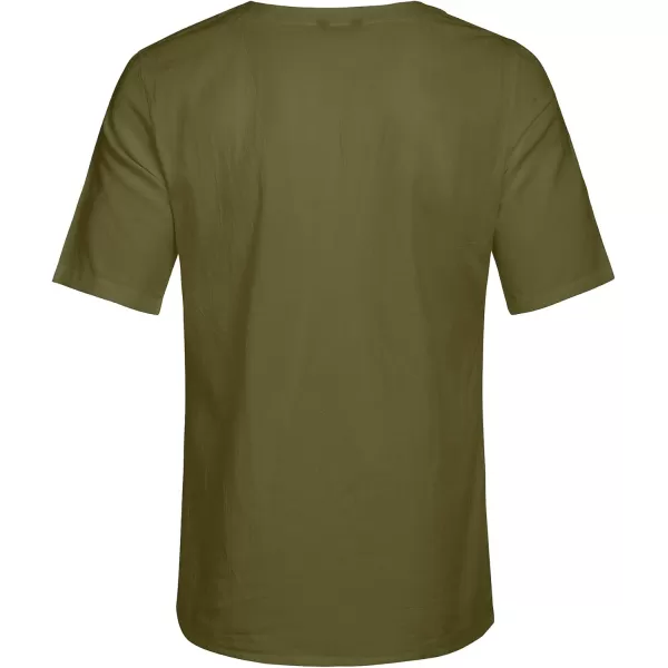 COOFANDY Men Casual Cotton Linen T Shirt Short Sleeve Beach Lace Up Hippie Shirt Yoga Renaissance Tunic