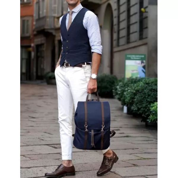 COOFANDY Men Casual Suit Vest Slim Fit Formal Vest Business Weeding Waistcoat