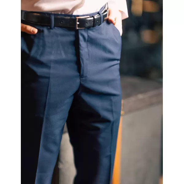 COOFANDY Men Classic Fit Dress Pant Casual Wrinkle Flat Front Pant Stretch Suit Pant