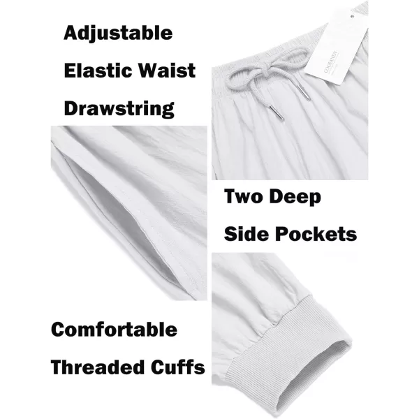 COOFANDY Men Hippie Harem Pants Baggy Linen Boho Yoga Casual Drop Crotch Trouser