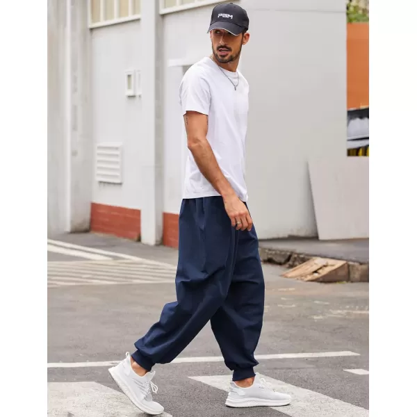 COOFANDY Men Hippie Harem Pants Baggy Linen Boho Yoga Casual Drop Crotch Trouser